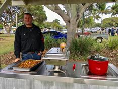 Apex club of Bundaberg provide BBQ breakfast